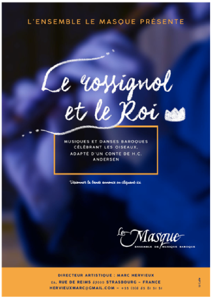 Flyer "Le rossignol et le roi" Art'issima